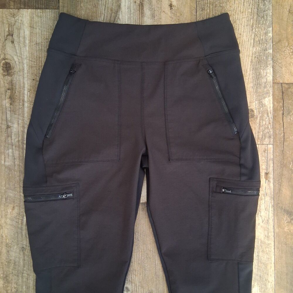 Athleta Headlands Hybrid Cargo II Tights High Rise Hiking Utility Leggings Sz 8 - Picture 3 of 12